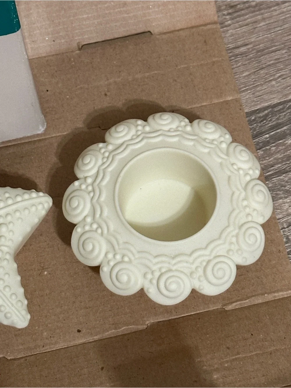 PartyLite Sea Drifters Set Of 3 Sea Shell Tea Light Candle Holders Starfish